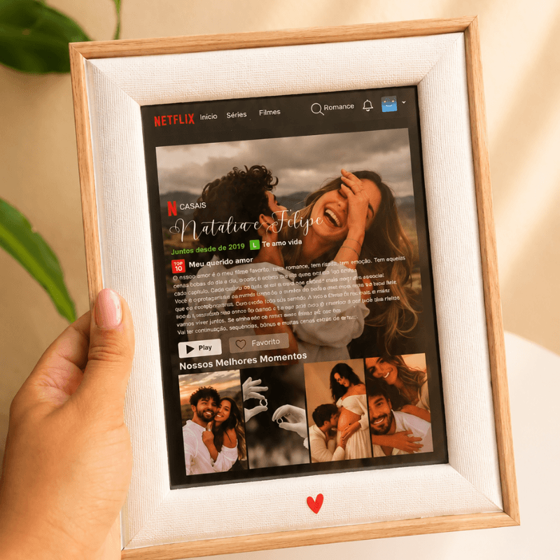 Quadro Netflix Personalizado da categoria Aniversário foto do produto